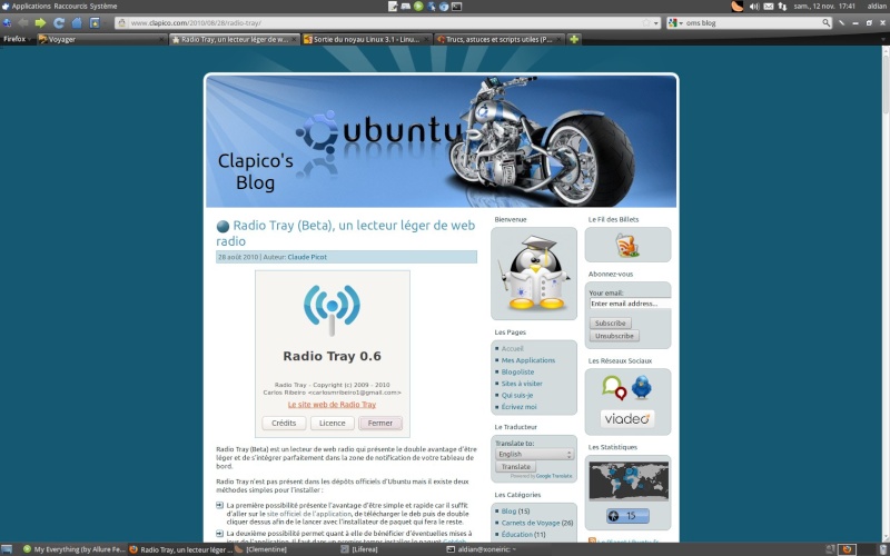 Xubuntu 11.10 + Firefox compact