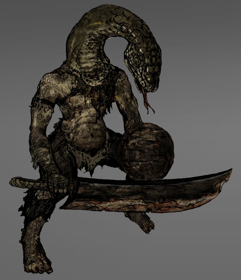 Dark Souls homme-serpent