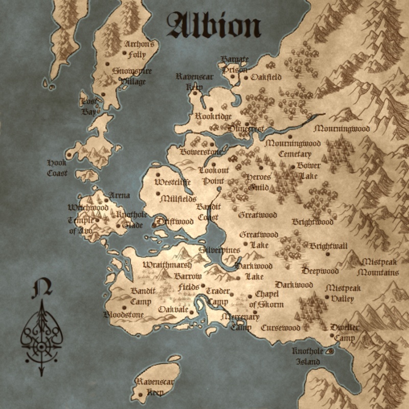 Carte Albion